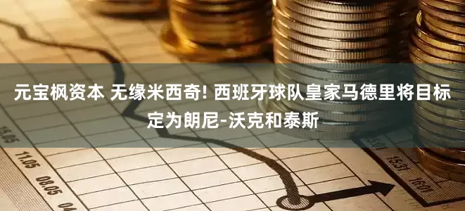 元宝枫资本 无缘米西奇! 西班牙球队皇家马德里将目标定为朗尼-沃克和泰斯